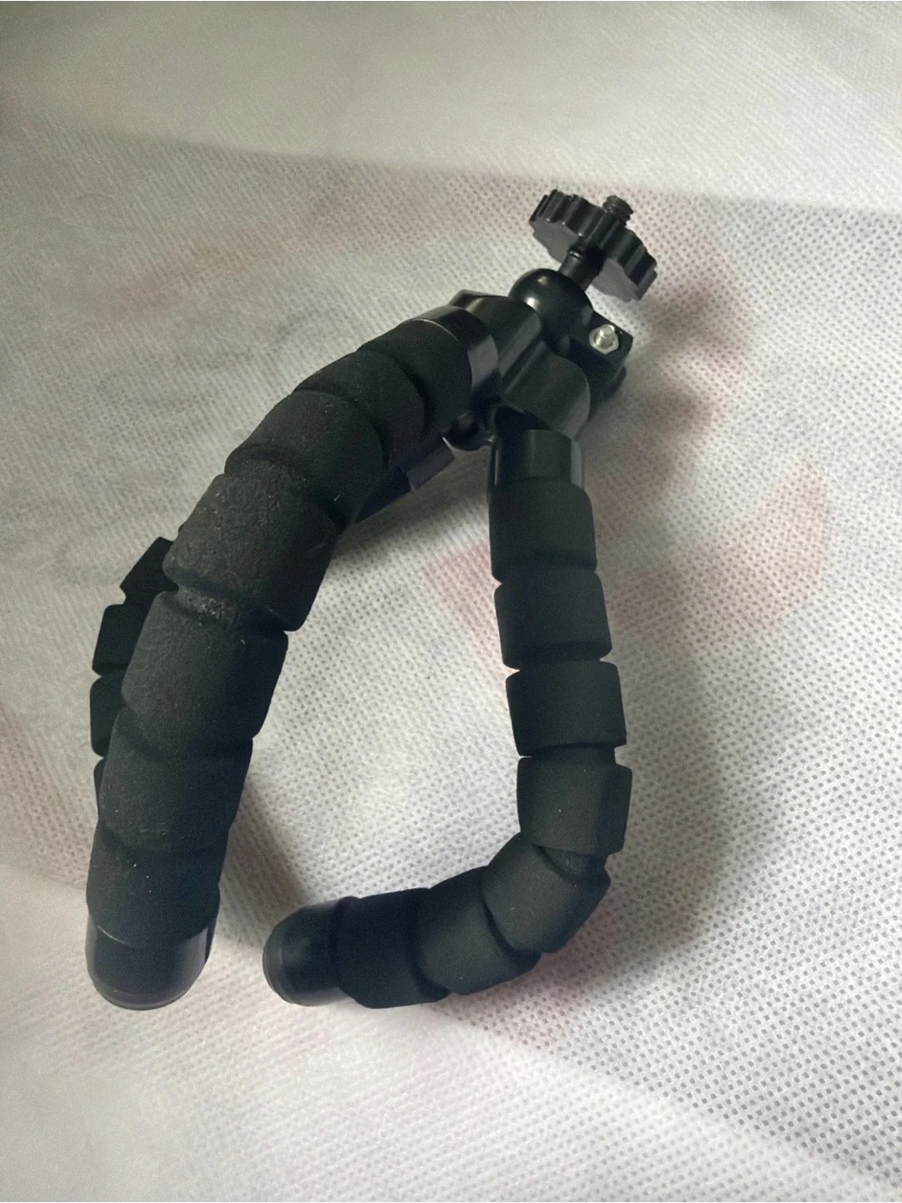 Compact Black Mini Tripod for Cameras and Video